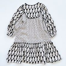 Load image into Gallery viewer, Zara Muslin Cotton Dress Black Pattern (8y)
