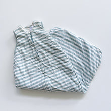 Load image into Gallery viewer, Woolbabe Duvet Front Zip Sleeping Bag - Blue Stripe (000-2y)
