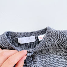 Load image into Gallery viewer, Zara Pants + Knit Cardigan Bundle Grey (6-9m)
