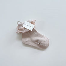 Load image into Gallery viewer, Jamie Kay Frill Socks Dusty Pink NEW (1-2y)
