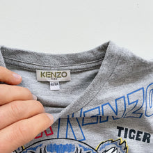 Load image into Gallery viewer, Kenzo Long Sleeve T-Shirt Grey Super Kenzo (4y)
