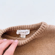 Load image into Gallery viewer, Grown Linen/Cotton Knit Jumper Tan (6-12m)
