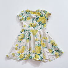 Load image into Gallery viewer, Rock Your Kid Yellow Roses Kindy Dress *small mark (2y)
