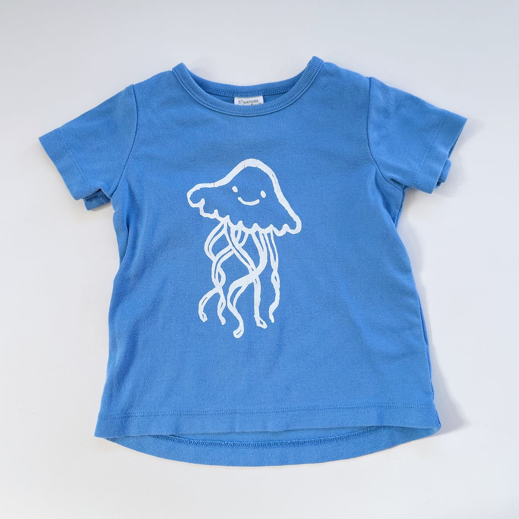 Nature Baby Organic T-Shirt Blue Jellyfish (6-12m)