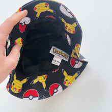 Load image into Gallery viewer, Pokemon Bucket Hat Black (7-10y)
