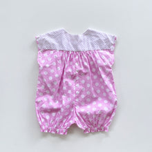 Load image into Gallery viewer, NZ Made Romper Pink Polkadots (12m)
