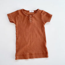 Load image into Gallery viewer, Jamie Kay Organic Rib T-Shirt Rust (2y)
