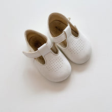 Load image into Gallery viewer, White T-Bar Shoes (EU19)
