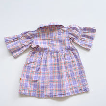 Load image into Gallery viewer, Goldie + Ace Lilac Check Dress (3-6m)

