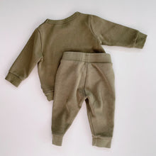 Load image into Gallery viewer, Bonds Track Pants + Jumper Set Green (6-12m)
