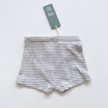 Load image into Gallery viewer, Nature Baby Boxer Shorts Grey Stripe NEW (3y)
