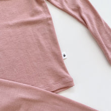 Load image into Gallery viewer, Dimples Merino L/S Top + Leggings Blush (3-4y)
