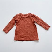 Load image into Gallery viewer, Seed L/S Top Rust/Dog (6-12m)

