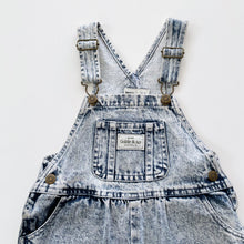 Load image into Gallery viewer, Goldie + Ace Burton Vintage Washed Denim Overalls Light Denim (2y)

