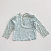 Load image into Gallery viewer, Nature Baby Organic Long Sleeve Blouse Turquoise Floral (4y)
