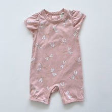 Load image into Gallery viewer, Nature Baby Organic Romper Pink Dragonflies NWOT (0-3m)
