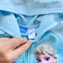 Load image into Gallery viewer, Frozen Zip Hoodie Light Blue (8y)
