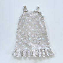 Load image into Gallery viewer, Linen Blend Polka Dot Dress (6y)
