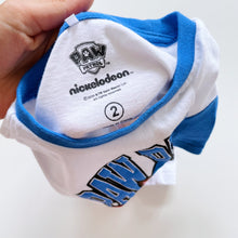 Load image into Gallery viewer, Paw Patrol Tee Ready For Action Blue/White (2y)
