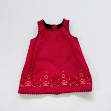 Load image into Gallery viewer, Super Cute Pumpkin Patch Dress Red (3-6m)
