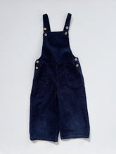 Load image into Gallery viewer, Mac &amp; Ellie Navy Cord Overalls (7y)

