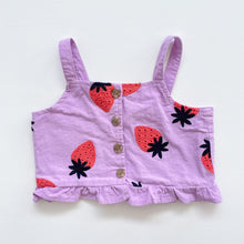 Load image into Gallery viewer, Seed Heritage Strawberry Top (4-5y)
