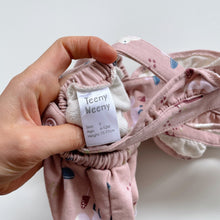 Load image into Gallery viewer, Teeny Weeny Romper Pink Woodlands Friends (6-12m)
