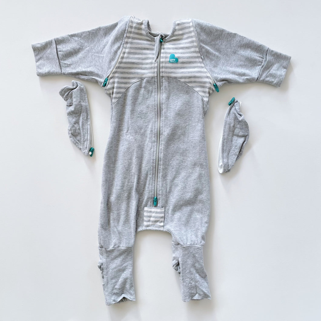 Love to Dream Swaddle Up™ Transition Suit 1.0 TOG - Grey (3-6m /M)