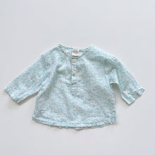 Load image into Gallery viewer, Nature Baby Organic Lightweight Top Mint Floral (3-6m)
