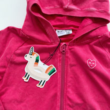 Load image into Gallery viewer, Minti Zip Up Hood Raspberry Wash NEW (14y/Small adult)
