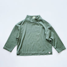 Load image into Gallery viewer, Nature Baby Merino L/S Top Green (4y)
