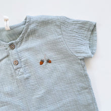Load image into Gallery viewer, Quincy Mae Organic Muslin Top Blue (1y)
