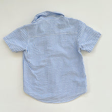 Load image into Gallery viewer, H&amp;M Blue Vertical Stripe Shirt (4-5y)
