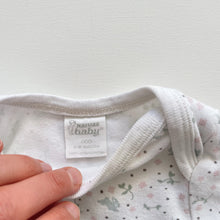Load image into Gallery viewer, Nature Baby Organic L/S Bodysuit Floral/ Bunny (0-3m)
