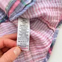 Load image into Gallery viewer, Next Cotton Shirt Dress Pink/Purple Check (5y)
