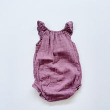 Load image into Gallery viewer, Jamie Kay Organic Muslin Romper Purple (3y)
