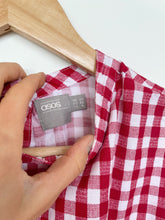 Load image into Gallery viewer, ASOS Red Gingham Frill 100% Cotton Dress (UK20/US16/EU48)
