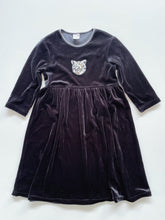 Load image into Gallery viewer, Vintage Ladybird Made in Aus Black Velvet L/S Dress (9y)
