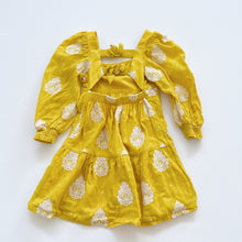Load image into Gallery viewer, Country Road Bright Yellow Embroidered Dress (3y)
