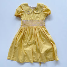 Load image into Gallery viewer, Gorgeous Rohans Smocked Dress Sunshine Yellow (7y)
