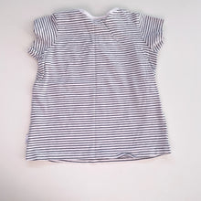Load image into Gallery viewer, Pumpkin Patch T-Shirt B/W Stripes (18-24m)
