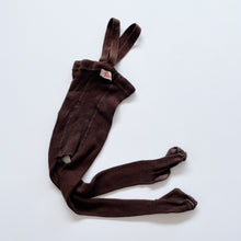 Load image into Gallery viewer, Silly Sila's Footed Tights Brown (6-12m)
