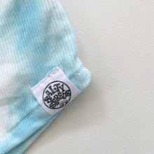 Load image into Gallery viewer, Salty Shreds Rib T-Shirt Blue Tie-dye (6-12m)
