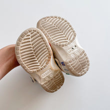 Load image into Gallery viewer, Crocs White Butterflies/Cats + Jibbitz (C9)
