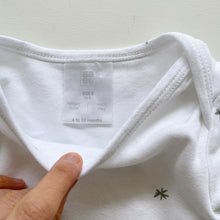 Load image into Gallery viewer, BABU Org L/S Bodysuit White/Stars (6-12m)
