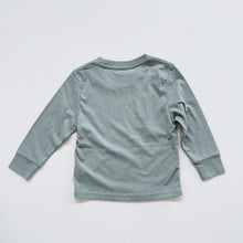 Load image into Gallery viewer, Minti Smart Bear L/S Tee Muted Green NEW (2y)
