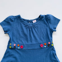 Load image into Gallery viewer, Gymboree Blue Button Dress (7yr)
