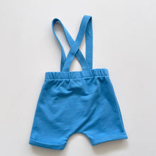 Load image into Gallery viewer, Teeny Weeny Blue Shortalls (2y)
