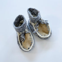 Load image into Gallery viewer, Handmade Wool/Sheepskin Slippers (EU24)
