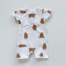 Load image into Gallery viewer, BABU Organic Bear Romper (6-12m)
